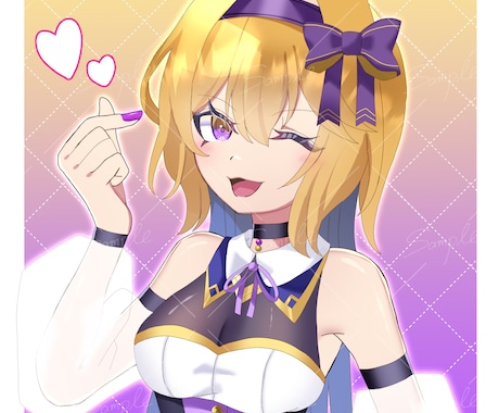 幅広い絵柄で、目を惹くイラストを制作します 1枚絵、立ち絵、SDイラストなどお任せください！ イメージ2
