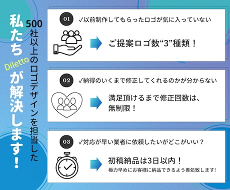 現役デザイナーが想いを伝えるロゴを制作します 丸投げOK・名刺OK・3案提案・修正無制限・即納・著作権譲渡 イメージ2