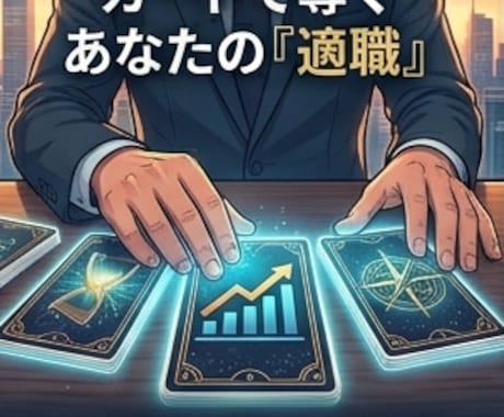 カードであなたの仕事運と転職の好機を占います 不死身の占い師ダバがカードを展開。逆境⇒好転への道標 イメージ2