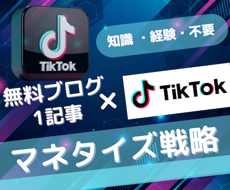 初心者でもTikTokで継続的に稼ぐ方法教えます 知識・経験・不要！アフィリエイトマネタイズ戦略 イメージ1