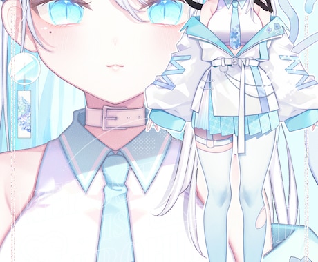 Live2Dパーツ分けイラスト制作いたします 理想の可愛い姿にお仕立ていたします イメージ2