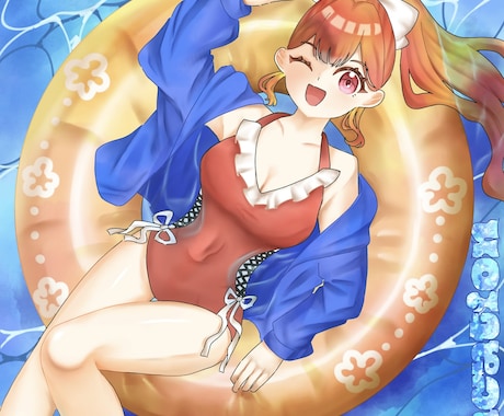 ポップで可愛い1枚絵イラスト描きます 背景も込みでポップで愛くるしいイラスト描きます！ イメージ2