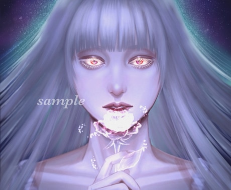 厚塗りで耽美、幻想的なイラストを作成します イメージ1