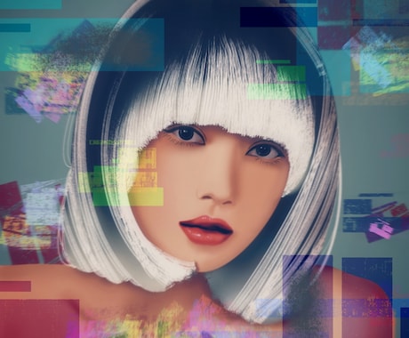 写真から「リアルポップイラスト」制作します あなたの写真をもとに唯一無二のリアルポップアートに仕上げます イメージ1