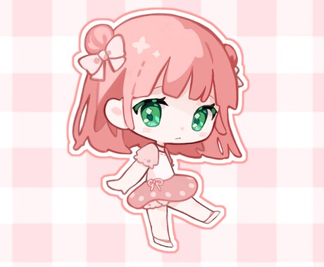 ころっと可愛いデフォルメイラスト描きます アイコン、スタンプ何にでも使えます イメージ2