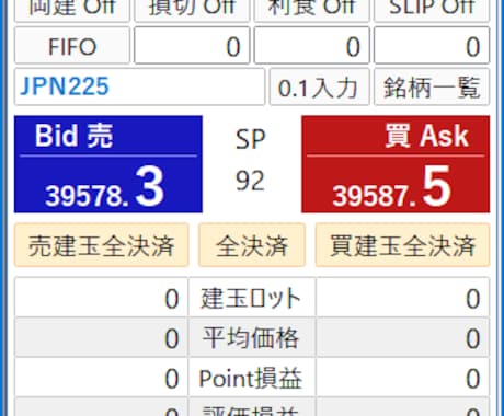 MT5ー楽注ぱねるCFDを販売します CFD裁量トレード用楽々注文ツール(１年版) イメージ1