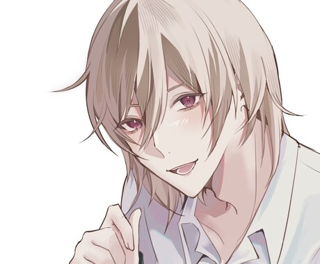 一枚絵イラスト、SNSアイコンお描きいたします 少女から少年、男性まで幅広くお受けいたします イメージ1