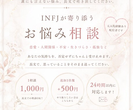 あなたの言葉を受け取ります 普段心に閉じ込めている言葉たちを吐き出しませんか？ イメージ1