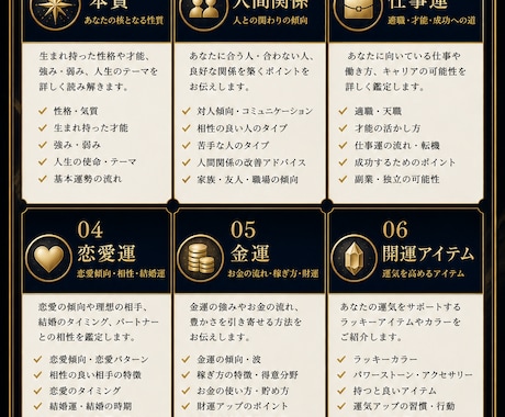四柱推命で本質・仕事運・金運を徹底鑑定します 2000文字レポート｜本質・適職・金運・人間関係まで具体解説 イメージ2