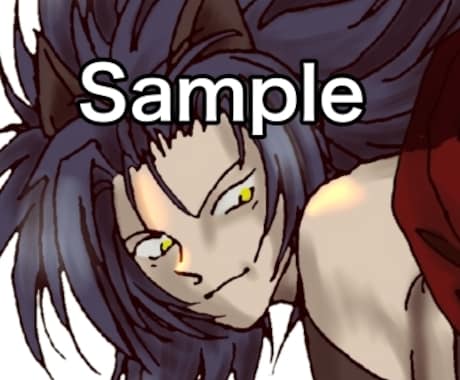 人物から動物までSNS用アイコン作成します ユルイのからリアルまで、人物とアニマルアイコン作成します イメージ2
