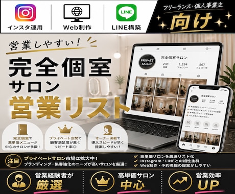 厳選！完全個室サロンリストを売ります イメージ1