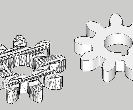 3Dプリンタ用STLファイルを直接修正します STLファイルしか残ってない3Dデータを改変します イメージ1