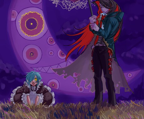 魅力的な作画で個性豊かな作品えをお届けします 他にないキャラクターデザイン力生きた線と色彩が武器です イメージ2