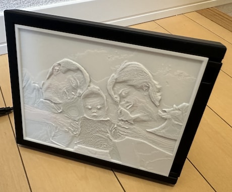思い出の写真を光に！3Dリトファン制作します 光で浮かび上がる感動！世界に一つだけの写真ギフト イメージ2