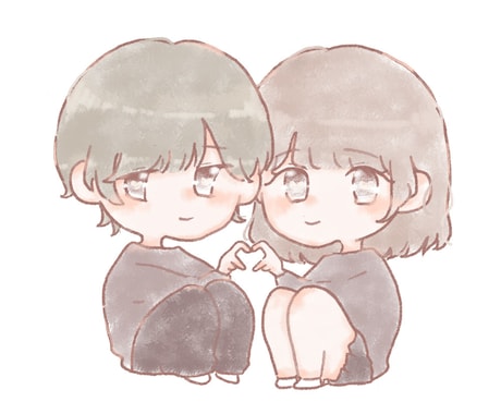 夢絵イラスト描きます 推しとの夢絵やカップルイラストを描きます！ イメージ2