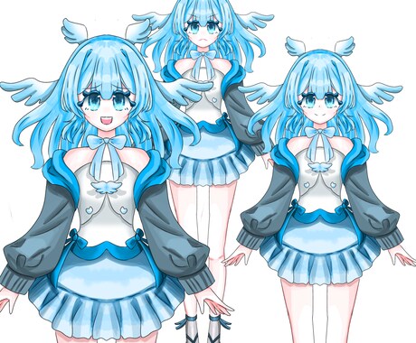 立ち絵イラスト売ります 一点物！商利用可能！配信やオリジナルゲームなどに！最低価格 イメージ2