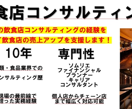 飲食店向け利益率を上げるドリンクメニュー提案します 料理は詳しいけど・・という方ドリンクメニューの提案をします！ イメージ1