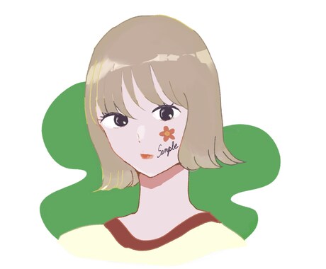 キュートな色使い♡アイコンイラストを描きます 現役Z世代イラストレーターが作成します。流行重視！ イメージ2