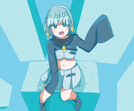 少しデフォルメが効いたアイコン、イラストが描けます イメージ1