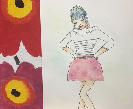 シンプルでオシャレなタッチで似顔絵描きます アイコンや名刺に乗せる似顔絵をお探しの方♬ イメージ2