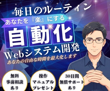 Webシステム開発します ビジネスを加速させ、利益に直結するシステムに イメージ1