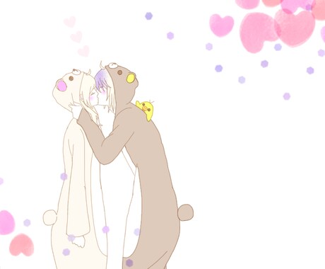 SNS等アイコンのイラスト描きます 自分だけのキャラ絵が欲しい方はぜひ！ イメージ2