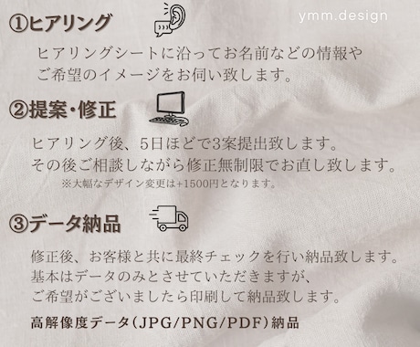 おしゃれな名刺・ショップカード作成します お安く丁寧に作成いたします！修正無制限！ イメージ2