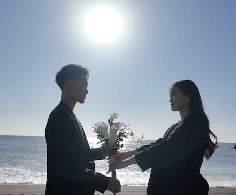 空撮&地上オープニングムービー制作します ドローン空撮で映画風・結婚式オープニングムービー作ります イメージ2