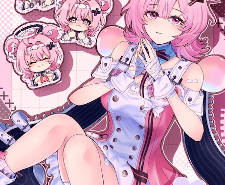 イラスト作成（全般）承ります ここが好き！を引き立てる絵を描かせて頂きます！！ イメージ2