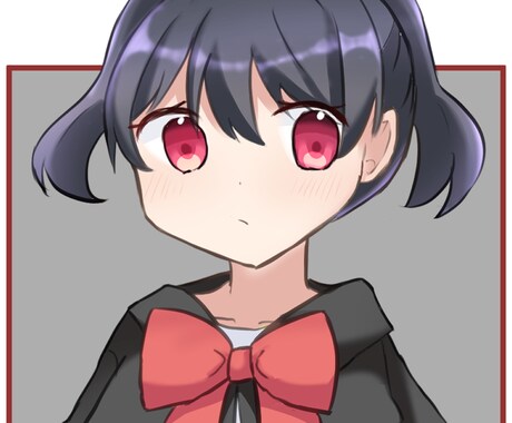 少女の顔アップまたはバストアップのイラスト描きます 安くて手軽にイラストが欲しい方へ イメージ1