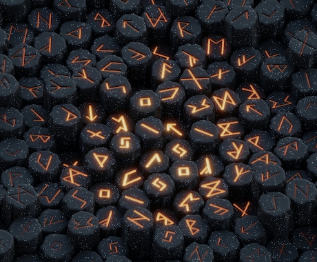 心に灯をともす鑑定。神秘のルーンが幸せを応援します 聖なる文字が映し出す真実の道。自分らしく輝くヒントを伝えます イメージ1