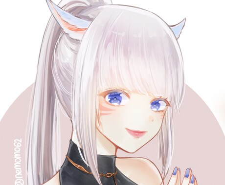 SNS用アイコン/可愛い女の子描きます 可愛い女の子のアイコンをお届けします イメージ2