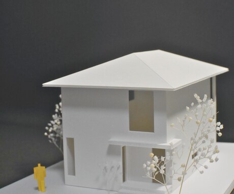 住宅設計のプレゼンで空間を模型で製作致します 図面だけでは伝わりきらない思いを模型で形にできます イメージ2