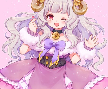 存在感◎かわいいイラストお描きします 動画サムネ・立ち絵・SNS用イラスト各種お描きします！ イメージ2