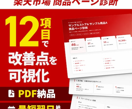 楽天・Yahoo・Amazonのページを診断します イメージ1