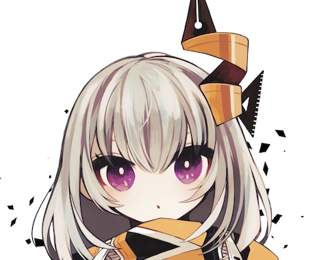 魅力的なかわいいアイコンを作成致します 目を引くキラキラとした瞳を描く事が得意です！ イメージ1
