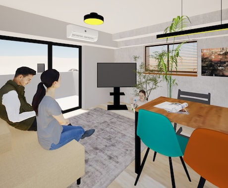 一級建築士が設計前の間取りをVRで検証します 「図面だと分からない」を解消！理想の空間へステップアップ！ イメージ2