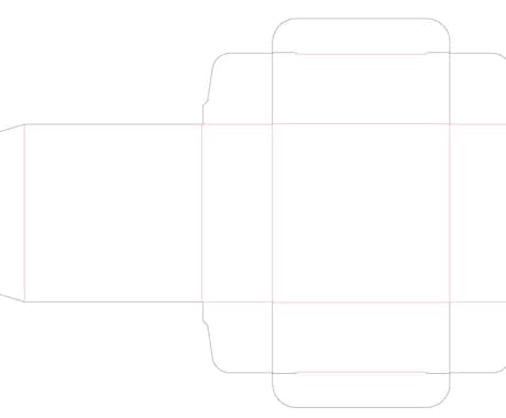 箱用展開図（ai＆pdf）を作ります 有料オプションから箱の現物サンプルもお作り致します！ イメージ2