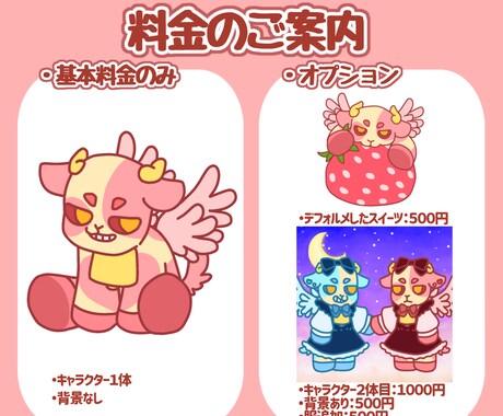 商用無料！かわいい動物イラストお描きします あなただけの特別なキャラクターを心を込めて制作します！ イメージ2