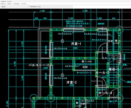 Jw_cadで竣工図/立面図などを作成します 建築士と共に活動しており、丁寧な対応を心がけます。 イメージ2