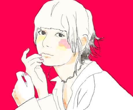 流行りのエモいイラストを描きます 商用で使えるお客様のご希望に沿った作品を納品させて頂きます イメージ1