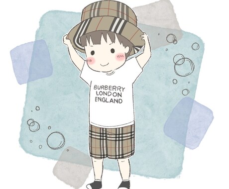お子さまのゆるかわイラスト描きます SNSのアイコンや待ち受け、成長の記念にどうぞ！ イメージ2