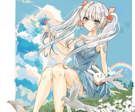 ハイクオリティのかわいい系立ち絵製作いたします 新人だからこそしっかりした製作！デザインから綺麗に仕上げます イメージ2