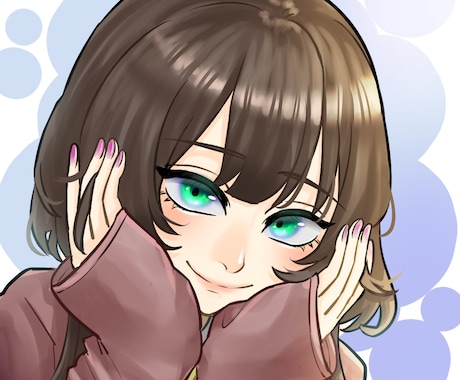 ＳＮＳ等に使えるアイコンイラストを描きます オリジナルアイコンが欲しい方は必見！ イメージ1