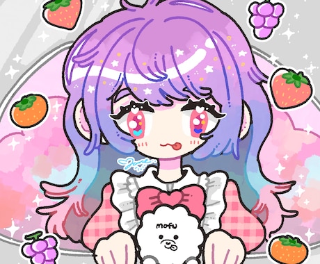 ポップでかわいい！イラスト制作します あなただけの個性たっぷりなイラストを制作します！ イメージ1