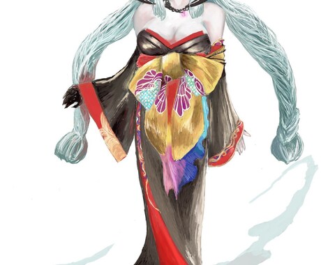 オリジナル厚塗りタッチのイラストをお描き致します ☆先着２名様特別料金☆イラストをお描き致します。(背景なし） イメージ2