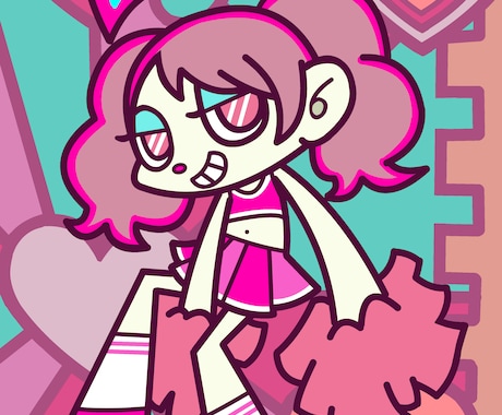 かわいいカートゥーンイラストを描きます 芸大卒がいろんなテイストのイラスト制作します イメージ1