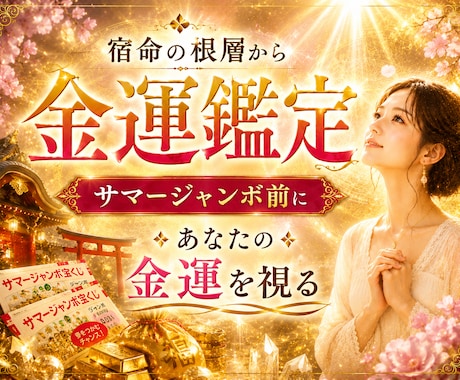 眠れる金運の流れを開放し、お金の悩みを解決します 止まった金運の流れを根層から整えます イメージ1
