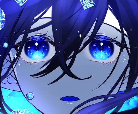 商用利用◎目を惹くイラスト描きます オリジナルMVや歌ってみたのサムネイルなど幅広く対応致します イメージ2