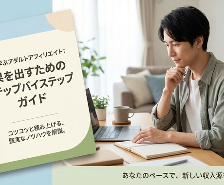 アダルトアフィリエイトの始め方教えます ブルーオーシャンのアダルトアフィリエイトの稼ぎ方教えます！ イメージ1